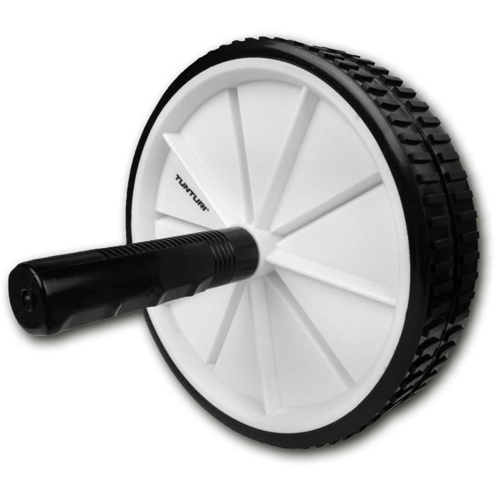 TUNTURI Double roue abdos Deluxe noir