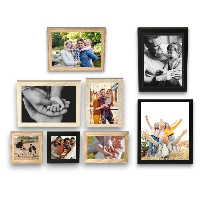 Cadre Photo A4 En Bois (21 X 29.7 Cm) - Cadre Poster Original Pour Bureau, Mur Ou Table, Idéal Photos, Affiches & Diplômes