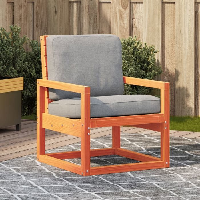 vidaXL Chaise de jardin bois de pin