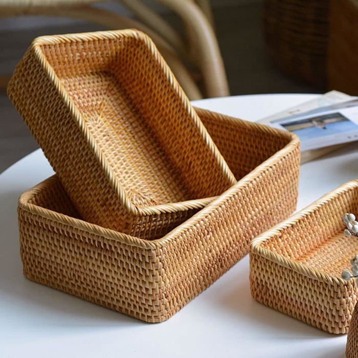 Panier De Rangement Citrouille - Rotin (PP) Multicolore, 29x28 Cm - Neuf