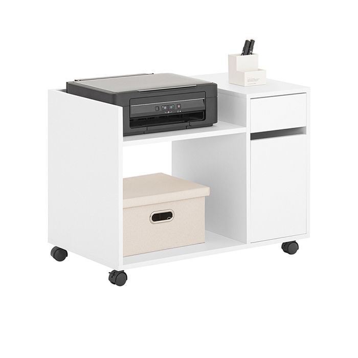 Caisson de Bureau à roulettes ASK02-W SoBuy - avec Tiroirs – 72x40x54 cm - Blanc Caisson de Bureau à roulettes ASK02-W SoBuy - avec Tiroirs – 72x40x54 cm - Blanc