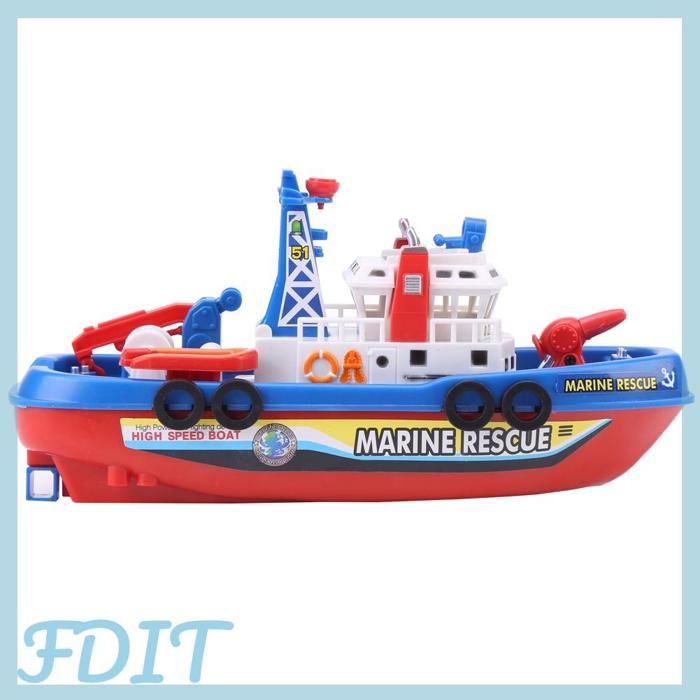 Bateau Jouet Lumineux Avec Musique – Projection D'Ombre – Ferry Électrique – Cadeau Enfant (Piles AA Non Incluses)