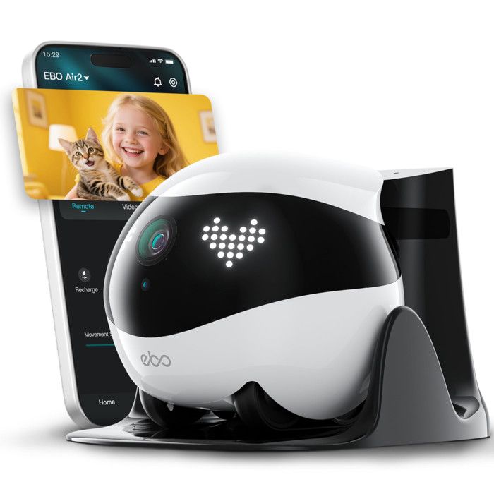 Enabot EBO Air 2 Caméra Robotique pour Animaux - vue 2