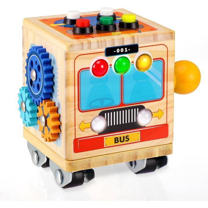 Cube d'Activités Jouets pour Bébé de 1 An 6 en 1 Jouets Montessori pour Tout -Petit de 1 2 3 Ans Trieur de Formes Jouets Éducatifs avec Musique Cadeaux de 1er Anniversaire pour Cube d'Activités Jouets pour Bébé de 1 An 6 en 1 Jouets Montessori pour Tout -Petit de 1 2 3 Ans Trieur de Formes Jouets Éducatifs avec Musique Cadeaux de 1er Anniversaire pour