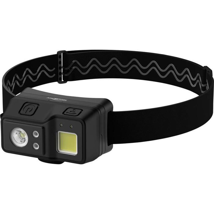 Lampe frontale LED COB LED Ansmann Stirnlampe HD700RS-DS batteries Li-ions 10.5 h 1600-0701