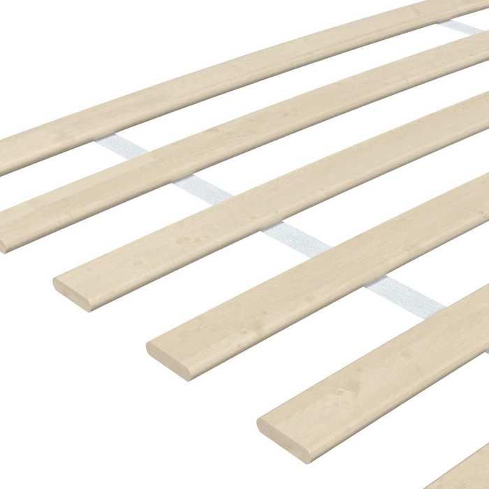 (Sale Christmas) Lit 2 places - 160x200 cm - Lattes de rechange pour sommier avec 34 lattes 2 pièces 80x200 cm BB1803