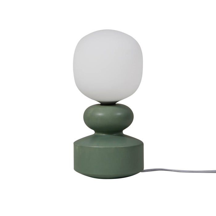 Lucande Lampe à poser Fidelo (Scandinave) en Vert Céramique e. a. pour Salon & Salle manger (1 lampe à E14) Lucande Lampe à poser Fidelo (Scandinave) en Vert Céramique e. a. pour Salon & Salle manger (1 lampe à E14)