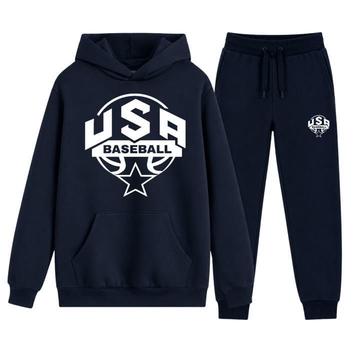 Jogging Survêtement Enfant Baseball Bleu Marine (3-14 ans) - Bleu