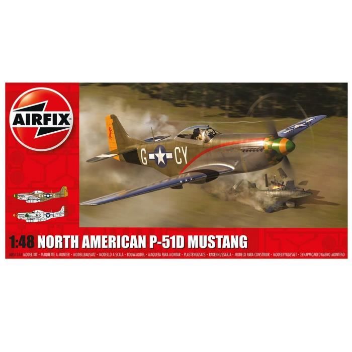 Airfix N.A. P51B Mustang Model Kit 1/72