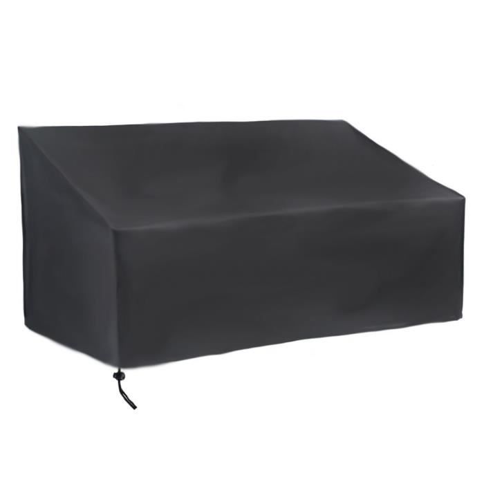 Housses Imperméables Pour Meubles De Jardin - Lot De 2 - Nylon 600D, Cordon De Serrage, Aération - 80x76x110 Cm - 3