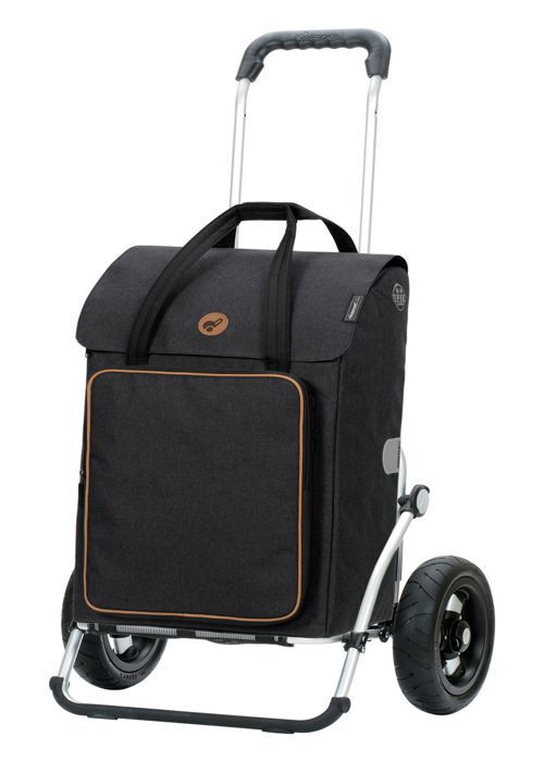 Chariot De Courses Pliable Andersen Royal Shopper Senta - Avec Roues Amovibles, Peut être Remorque Vélo