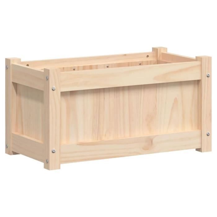 Jardinière dextérieur 60x31x31 cm bois de pin massif -BK837439 (PLA)