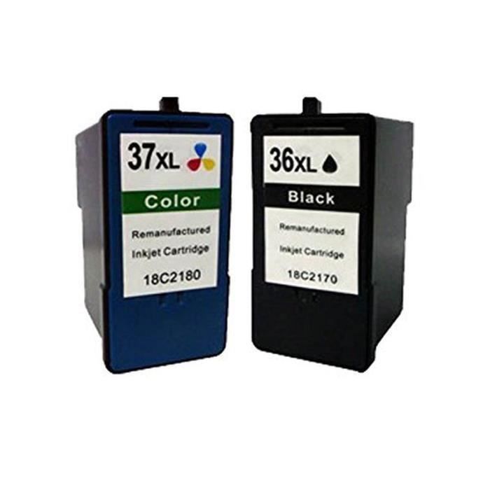 ELECTRICALCENTRE Set of 2 Remanufactured Lexmark 2 3 Ink Cartridge For Printer X3650 X4650