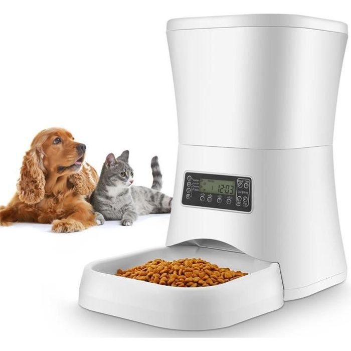 Distributeur Automatique De Nourriture Distributeur De Croquettes Gamelle Enregistrement 4 Repas Pour Chats Et Chiens Moyen Petit Cdiscount Distributeur Automatique De Nourriture Distributeur De Croquettes Gamelle Enregistrement 4 Repas Pour Chats Et Chiens Moyen Petit Cdiscount