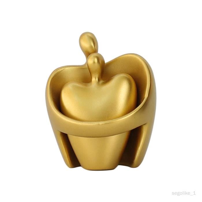 Couple Statue Ornement Oeuvre Moderne Résine Figurines Amant Statues Couple Sculptures pour