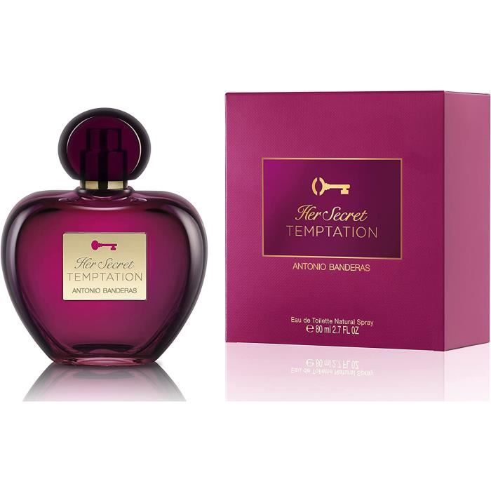 Eau De Toilette Femme - Antonio Banderas Perfumes Her Secret Temptation Spray Parfum Oriental Doux 80