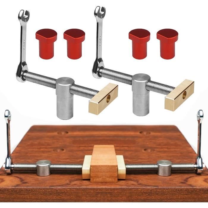 Paire De Pinces Magnétiques Pour Le Cintrage De Tôles De 20 Cm De Long Avec Quatre Formes De Cintrage Holzmann