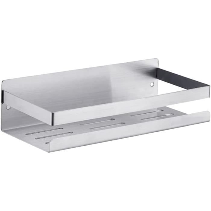 Étagère Douche Sans Perçage 5 Pièces – Rangement Salle De Bain/Cuisine – Noir – Avec Boîtes Latérales - 4