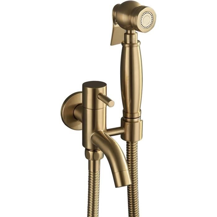 Pulvérisateur Bidet à Main Pour Toilettes - Acier Inoxydable, Pour Hygiène Personnelle Et Nettoyage