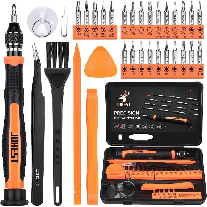 Kit De Réparation 5 Pièces : 2 Tournevis Torx T4 T5, 2 Leviers, 1 Lame Triangulaire