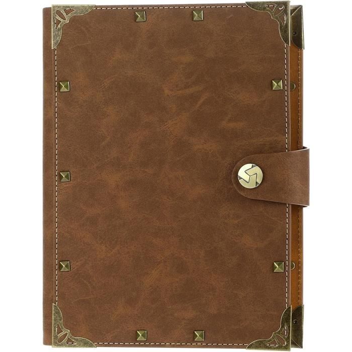 Carnet De Notes A5 Carnet De Voyage Rivet Carnet Vintage Cuir Carnet ...