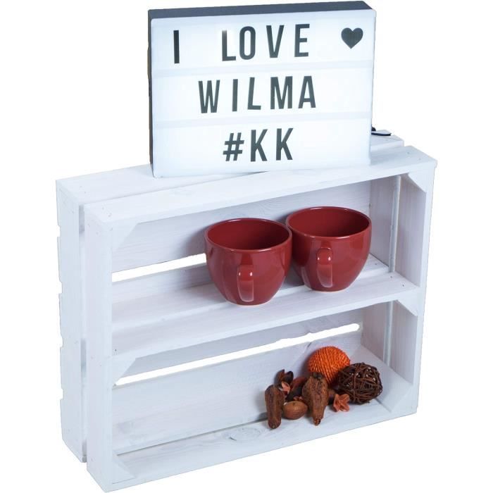 Creative Deco Caisse En Bois Blanc | 50 X 40 X 30 Cm | Caisse Rangement Bois Caisse En Bois Vintage Cagette En Bois Caisse En Bois Rangement 89529482 Creative Deco Caisse En Bois Blanc | 50 X 40 X 30 Cm | Caisse Rangement Bois Caisse En Bois Vintage Cagette En Bois Caisse En Bois Rangement 89529482