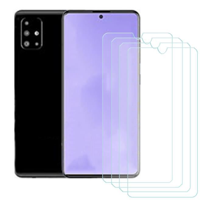 JC 4 Pack Verre Trempé pour Samsung Galaxy A51 (65) HD Vitre Protection Film Anti-Chocs Film Protecteur
