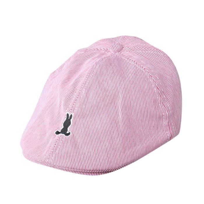 Enfants Bebe Fille Coton A Rayures Beret Cap Newsboy Casquette De Baseball Hat Rd Xqhe 756 Cdiscount Pret A Porter