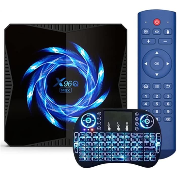 Android 9.0 TV Box 4 Go De RAM-64 Go De ROM Allwinner H616 Quad-Core ...