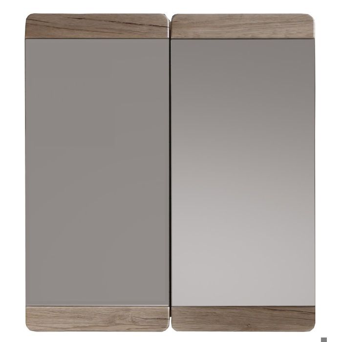 CHB Collection Armoire de toilette bois clair 65 / 70 / 15 Cdiscount