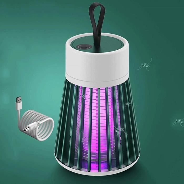 Lampe Anti-moustiques USB 2 En 1 - Tue-insectes + Lanterne Pour Camping, Tente, Jardin - Portable
