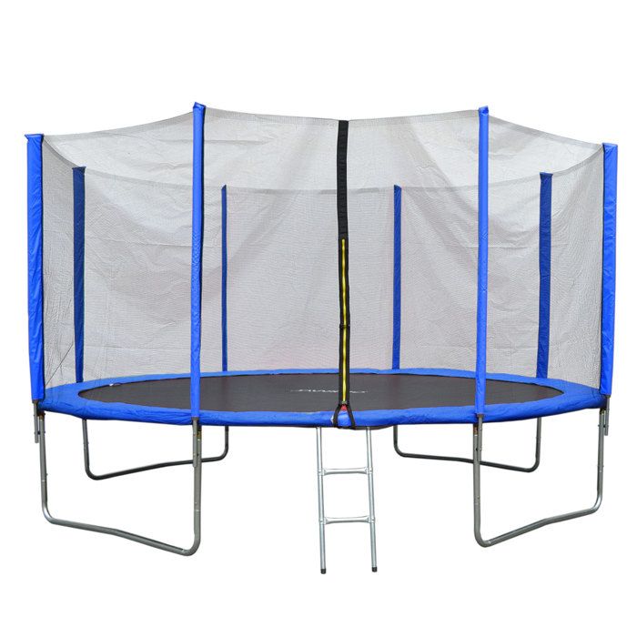 Trampoline randafdekking Blauw 244cm V1