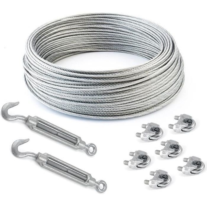 Lot de 20 tendeurs de câble inox pour câble diamètre 3/4/5 mm Lot de 20 tendeurs de câble inox pour câble diamètre 3/4/5 mm