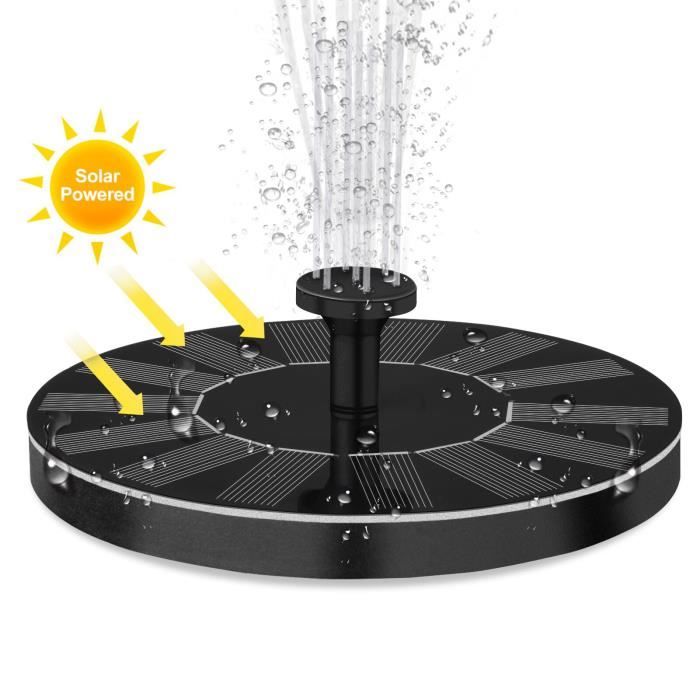 Pompe Fontaine Exterieure De Jardin, Pompe Bassin 750L/h 15W, Mini