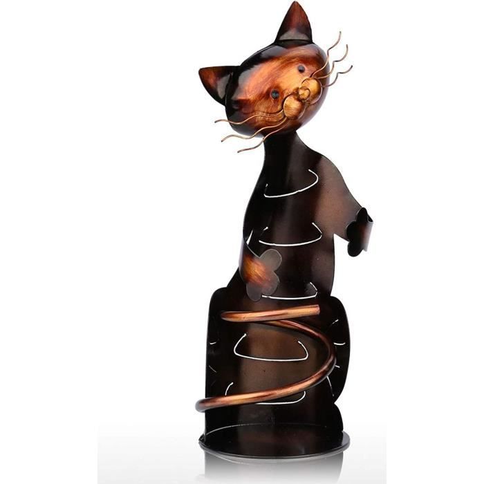 Porte Bouteille Vin Original Chef Cuisinier en Métal Commande