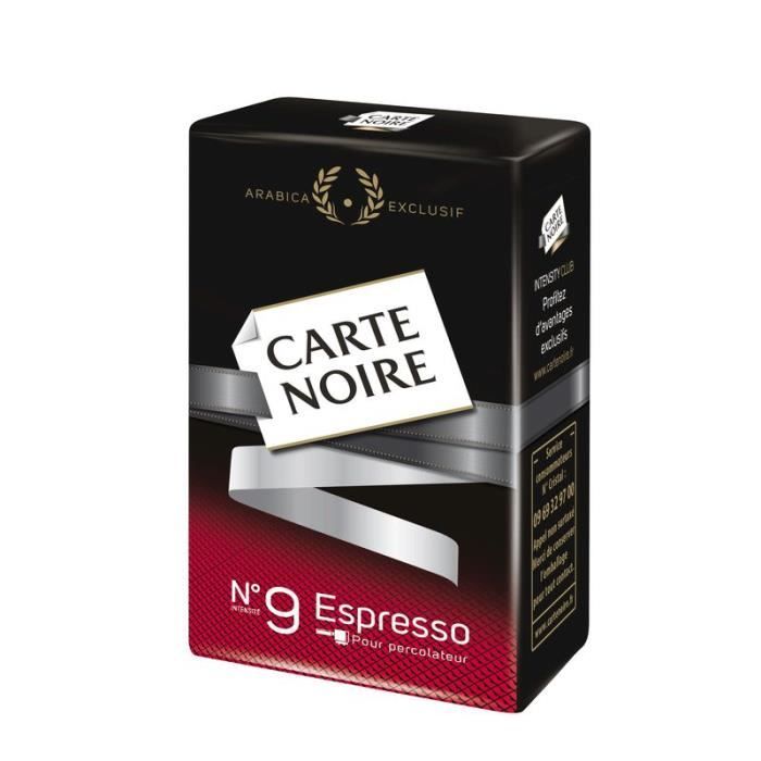 CARTE NOIRE Café moulu Espresso N°9 - 250 g - Cdiscount Au quotidien
