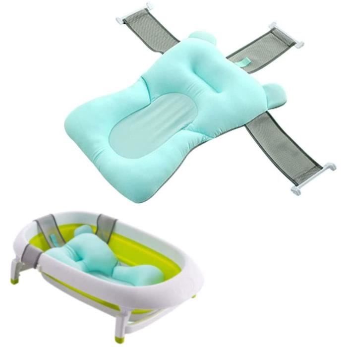 Coussin De Bain Pour Bébé 0-12 Mois - Flottant, Antidérapant, Avec Ceinture Ajustable - Sécuritaire Et Doux