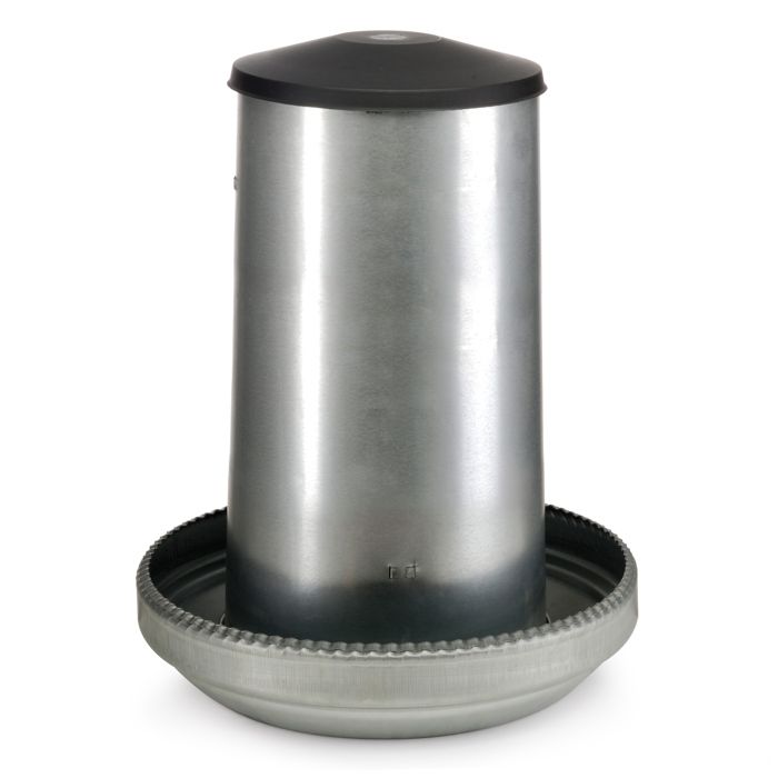 Meilleurs prix pour Mangeoire Galva Silo 26Kg + Couvercle Gris