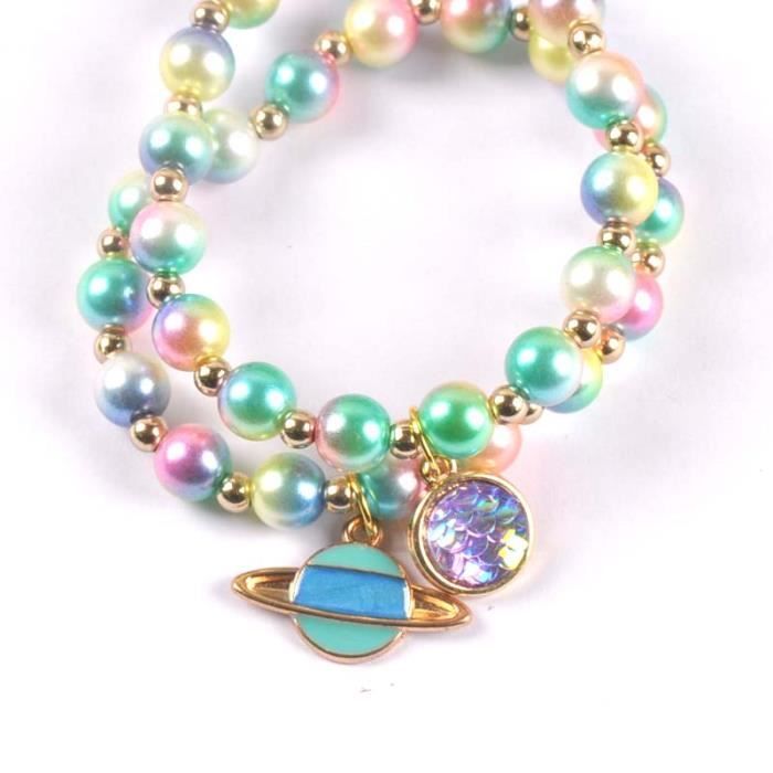 Bracelet en alliage deux bagues à la main en chaîne à la mode en