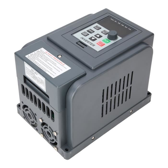 Convertisseur Fréquence Universel Jolsaawie 220V Vers 380V - 2,2 KW, Pour Moteurs Triphasés