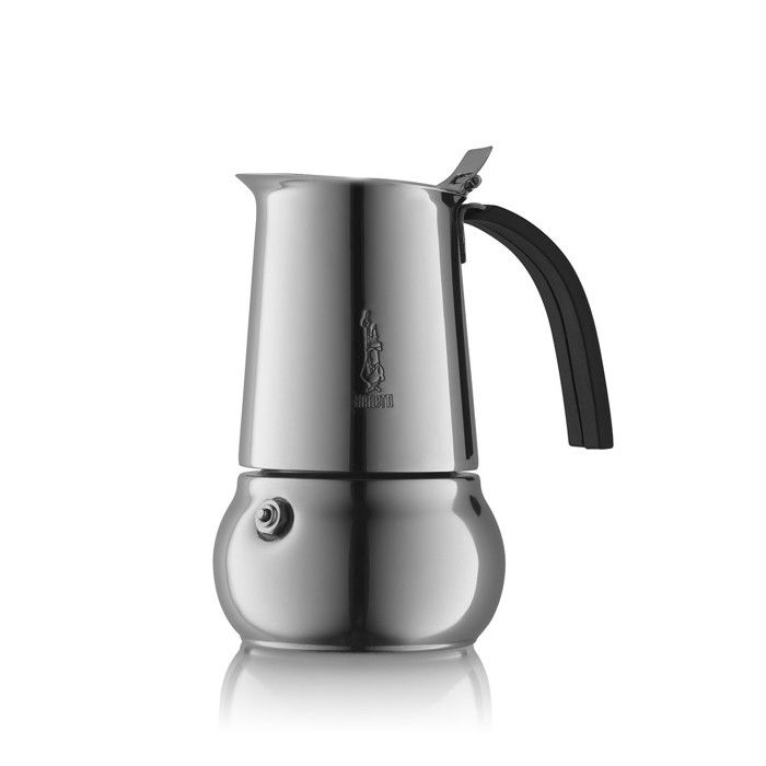 BIALETTI Cafetière inox Kitty - 6 tasses - Induction
