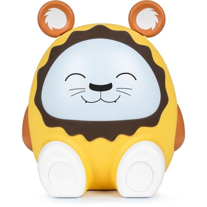 Enceinte lumineuse & veilleuse BIGBEN Lion Bluetooth 5.0 Veilleuse réglable Minuterie Batterie USB C