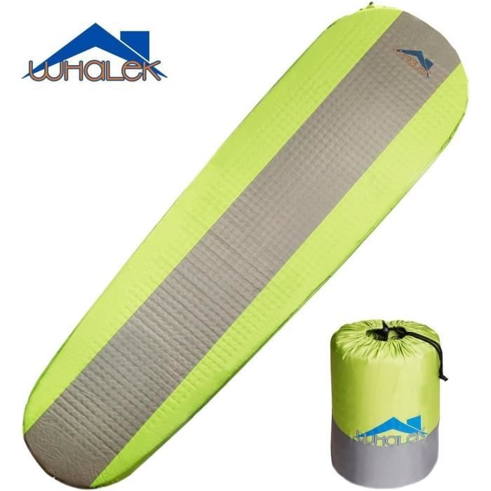 Matelas de sol autogonflable - Camping - 185x54 cm - Durable - Confortable - Léger