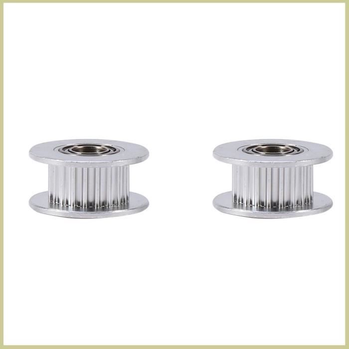 Poulie Synchrone Aluminium 60 Dents - Pour Courroie 6 Mm, Alésage 20 Mm - Imprimante 3D, CNC, Machines Outils