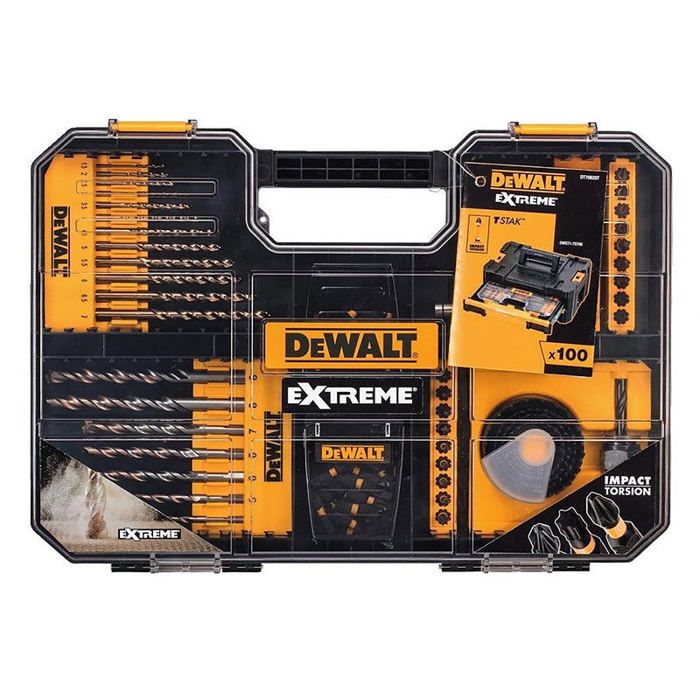Coffret assortiment forets et embouts perçage vissage DeWalt Extreme 100 pcs - vue 5