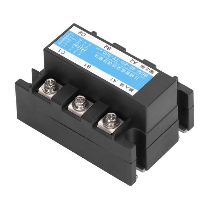 Relais Triphasé à Semi-conducteurs PQSSR-3ZFN 15A - Module De Commande Moteur Avant/arrière, Neuf