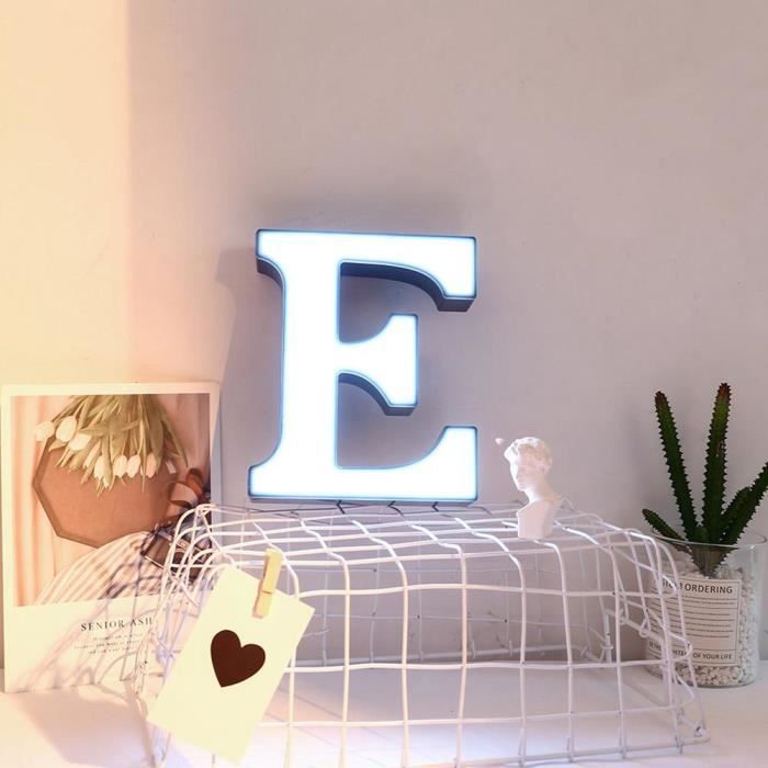 Dilwe Lumiere D Alphabet Plastique Led 26 Alphabet Anglais Veilleuse Lettre Forme Decoration Lumiere Pour Anniversaire Proposer Cdiscount Puericulture Eveil Bebe
