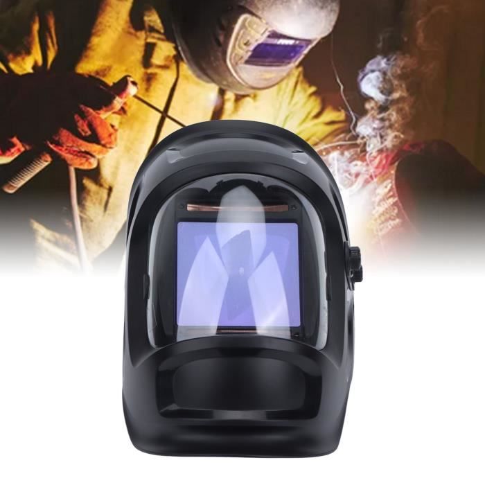 Casque De Soudage Auto-obscurcissant HITBOX HB001, Bleu, Pour Soudure ARC TIG MIG, 2 Capteurs