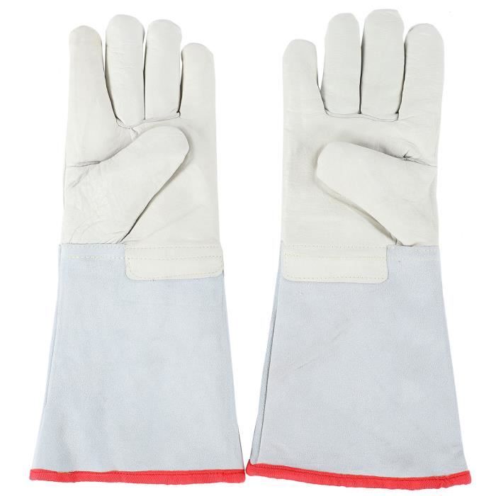 EJ.life d'azote 40cm longs gants cryogéniques gants de travail de  protection étanches gants de GNL azote liquide sport neccessaire -  Cdiscount Auto