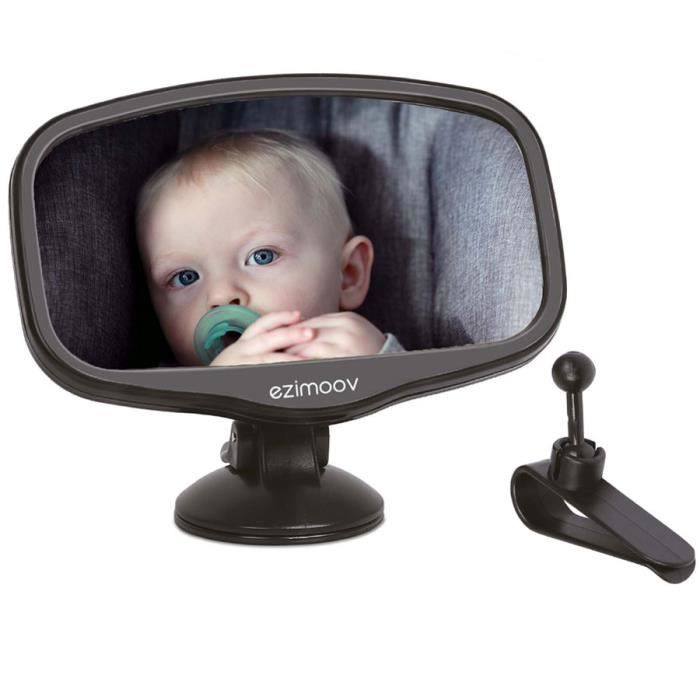 Miroir rétroviseur avant double fixations Ezi Mini - EZIMOOV - Noir